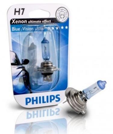Philips 12972BVB1 Лампа галогенна Philips Bluevision 12В H7 55Вт 12972BVB1: Приваблива ціна - Купити в Україні на EXIST.UA!