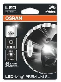 Osram 6497CW 01B Лампа світлодіодна Osram LEDriving CoolWhite Festoon 31 12V SV8,5 6497CW01B: Приваблива ціна - Купити в Україні на EXIST.UA!