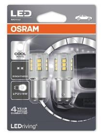 Osram 1457CW-02B Лампа світлодіодна Osram LEDriving CoolWhite P21/5W 12V BAY15d (2 шт.) 1457CW02B: Купити в Україні - Добра ціна на EXIST.UA!