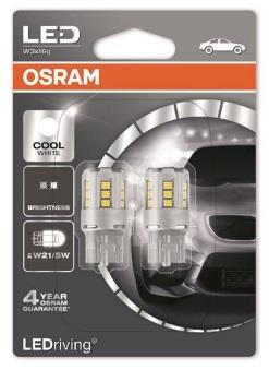 Osram 7715CW-02B Лампа світлодіодна Osram LEDriving Standart T20 12V W3x16q (2 шт.) 7715CW02B: Купити в Україні - Добра ціна на EXIST.UA!