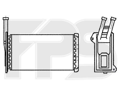 FPS FP 28 N21-X Радіатор опалювача салону FP28N21X: Купити в Україні - Добра ціна на EXIST.UA!