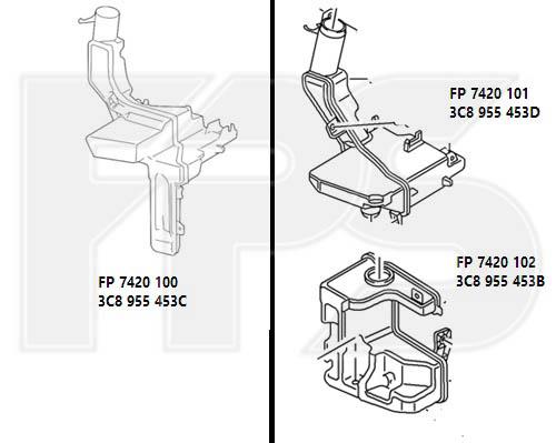 FP7420102 FPS Бачок омывателя