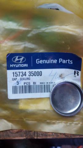 Hyundai/Kia 15734 35000 Заглушка блоку циліндрів 1573435000: Приваблива ціна - Купити в Україні на EXIST.UA!