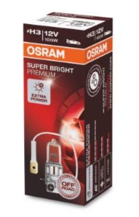 Лампа галогенна Osram Off-Road Super Bright Premium 12В H3 100Вт Osram 62201SBP