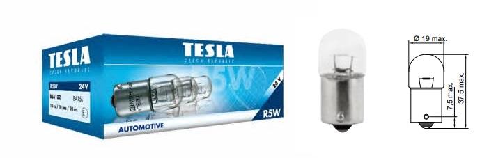 Tesla B55102 Лампа розжарювання R5W 24V 5W B55102: Купити в Україні - Добра ціна на EXIST.UA!