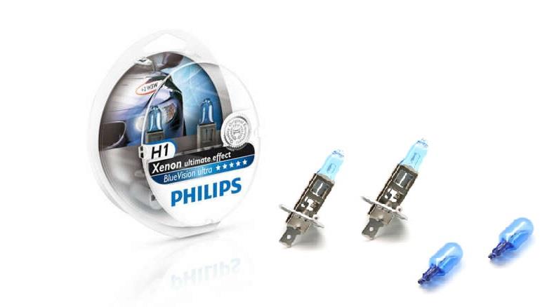Philips 12258BVUSM Лампа галогенна Philips Bluevision Ultra 12В H1 55Вт 12258BVUSM: Купити в Україні - Добра ціна на EXIST.UA!
