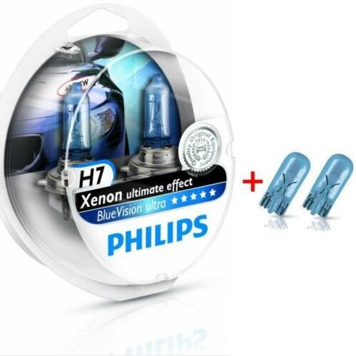 Philips 12972BVUSM Лампа галогенна Philips Bluevision Ultra 12В H7 55Вт 12972BVUSM: Купити в Україні - Добра ціна на EXIST.UA!