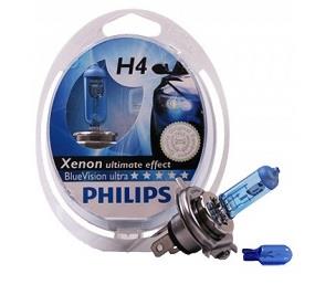 Philips 12342BVUSM Лампа галогенна Philips Bluevision Ultra 12В H4 60/55Вт 12342BVUSM: Приваблива ціна - Купити в Україні на EXIST.UA!