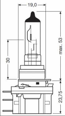 Osram Лампа галогенна Osram Cool Blue Intense 12В H15 15/55Вт – ціна 1956 UAH