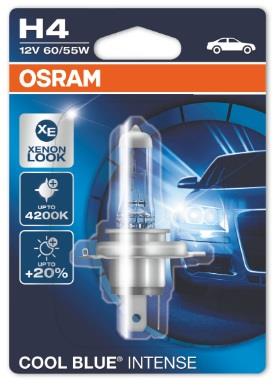 Osram 64193CBI-01B Лампа галогенна Osram Cool Blue Intense 12В H4 60/55Вт 64193CBI01B: Купити в Україні - Добра ціна на EXIST.UA!