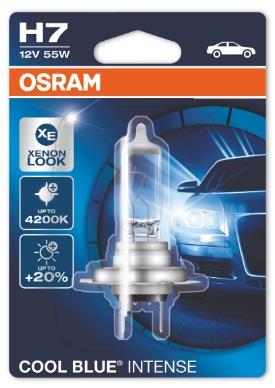 Osram 64210CBI-01B Лампа галогенна Osram Cool Blue Intense 12В H7 55Вт 64210CBI01B: Приваблива ціна - Купити в Україні на EXIST.UA!