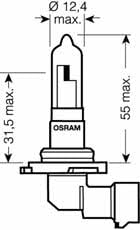 Лампа галогенна Osram Original 12В HB3 60Вт Osram 9005