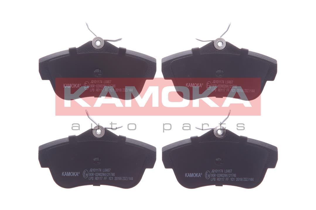 Kamoka JQ101174 Гальмівні колодки задні, комплект JQ101174: Купити в Україні - Добра ціна на EXIST.UA!
