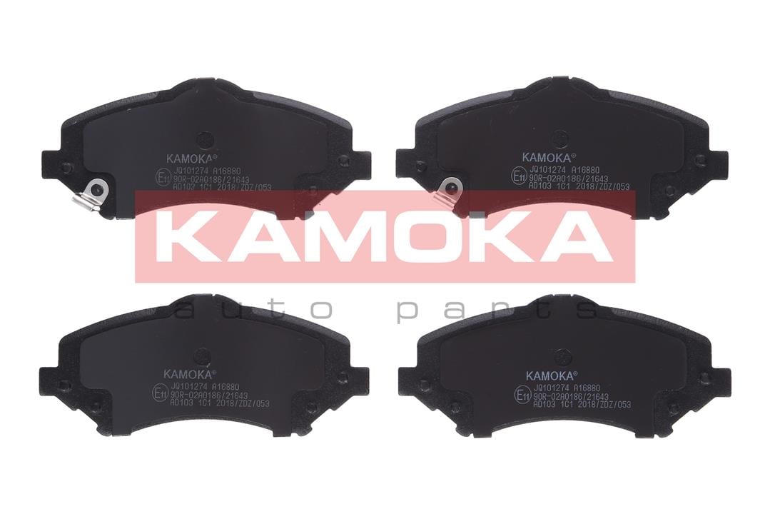 Kamoka JQ101274 Гальмівні колодки передні, комплект JQ101274: Купити в Україні - Добра ціна на EXIST.UA!