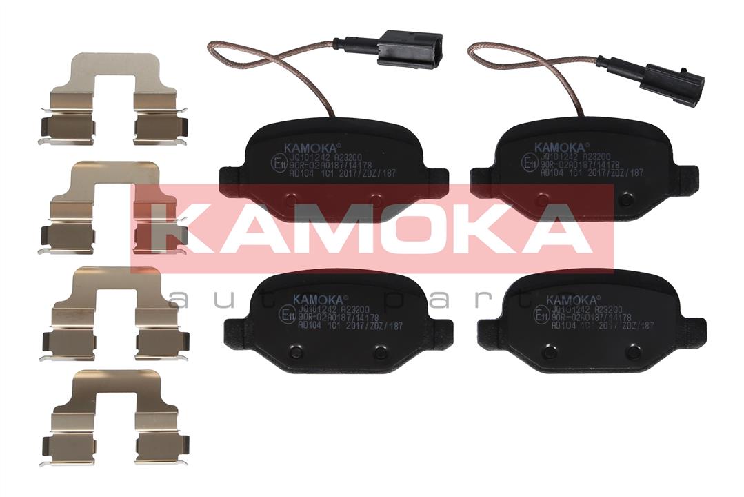 JQ101242 Kamoka Тормозные колодки дисковые задние, комплект
