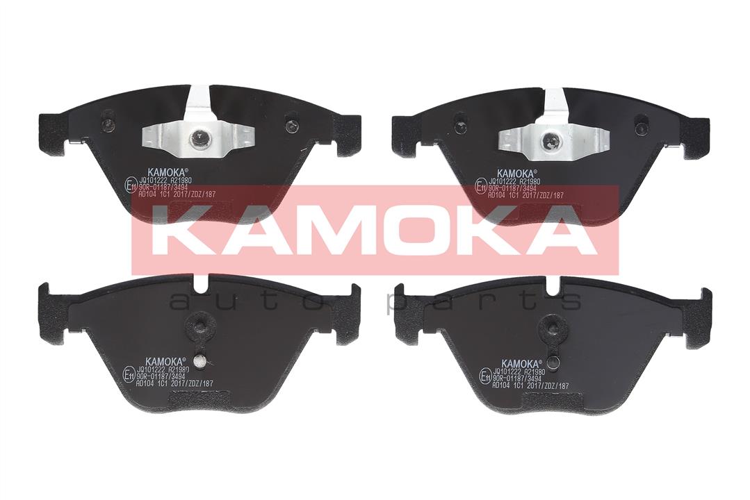 Kamoka JQ101222 Гальмівні колодки передні, комплект JQ101222: Приваблива ціна - Купити в Україні на EXIST.UA!