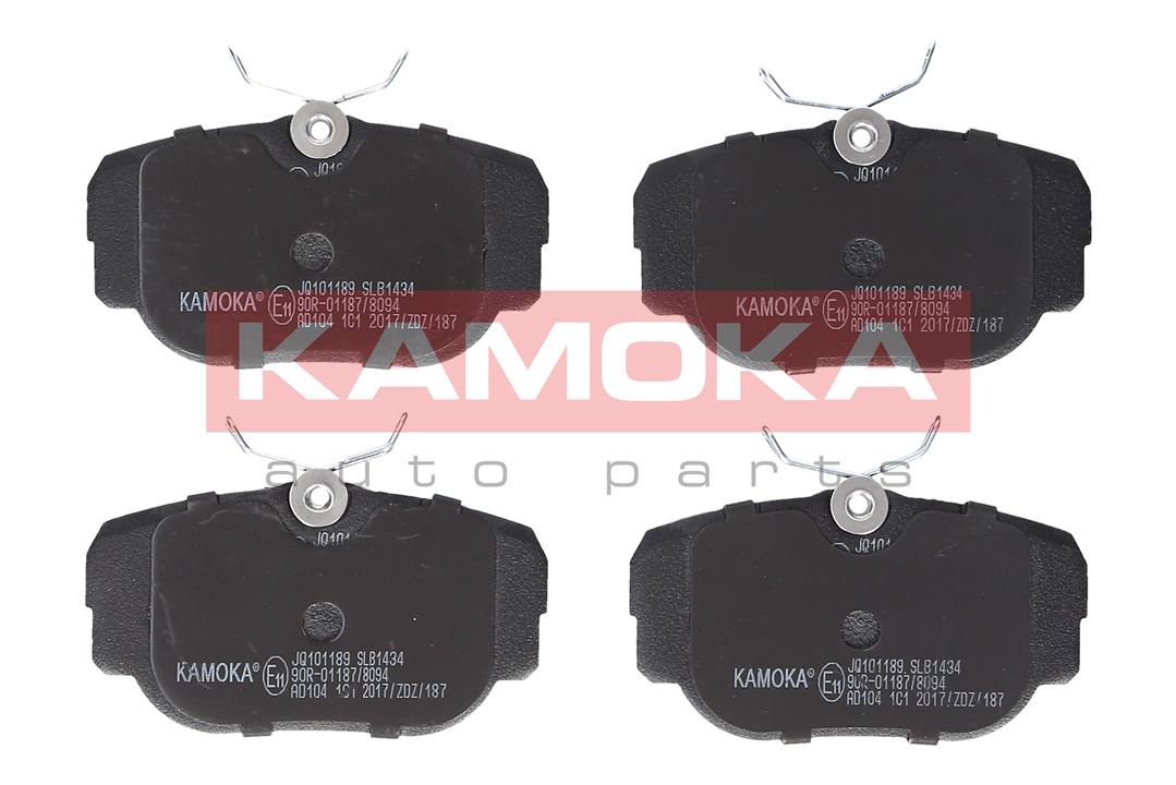 JQ101189 Kamoka Тормозные колодки дисковые задние, комплект
