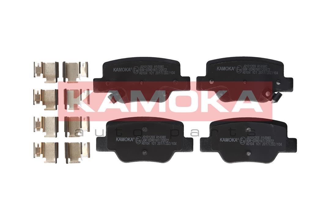 JQ101269 Kamoka Тормозные колодки дисковые задние, комплект