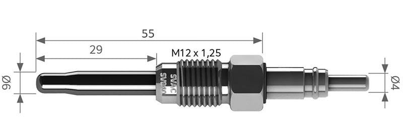 SV040 SVAC Свеча накаливания