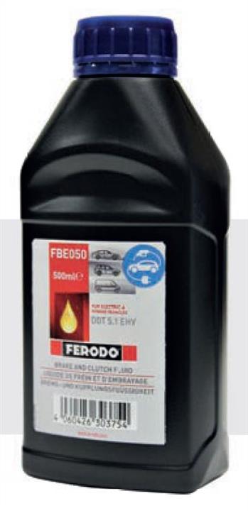 Ferodo FBE050 Рідина гальмівна для електро і гібридних автомобілів DOT 5.1 EHV, 0,5 л FBE050: Купити в Україні - Добра ціна на EXIST.UA!