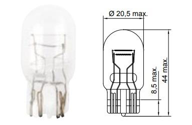 Tesla B62401 Лампа розжарювання W21/5W 12V 21/5W B62401: Купити в Україні - Добра ціна на EXIST.UA!