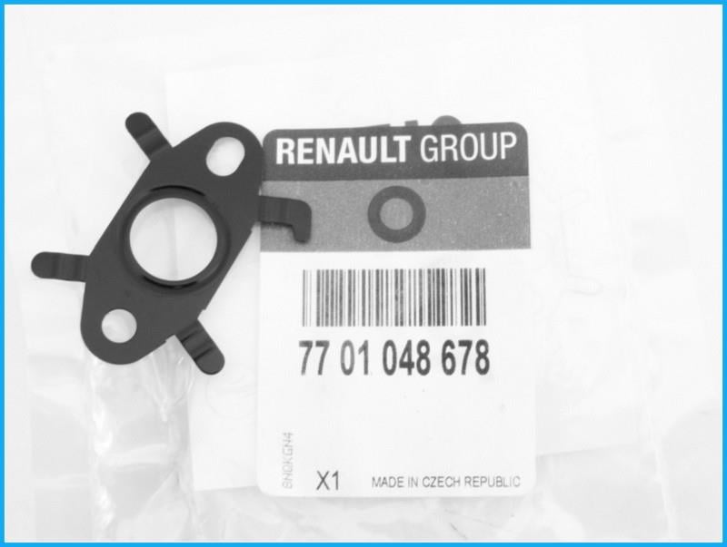 Renault 77 01 048 678 Прокладка трубки зливу масла турбіни 7701048678: Приваблива ціна - Купити в Україні на EXIST.UA!