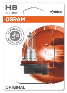Osram 64212-01B Лампа галогенна Osram Original 12В H8 35Вт 6421201B: Купити в Україні - Добра ціна на EXIST.UA!