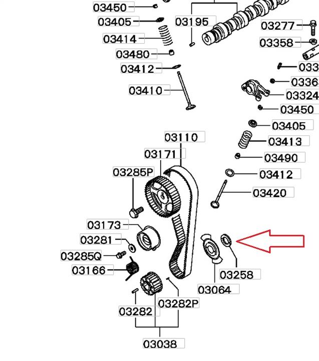 Купить Mitsubishi MD378201 – отличная цена на EXIST.UA!