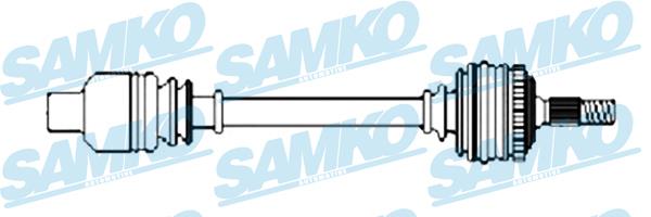 Samko DS52258 Вал привідний DS52258: Купити в Україні - Добра ціна на EXIST.UA!