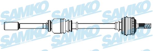 Samko DS52299 Вал привідний DS52299: Купити в Україні - Добра ціна на EXIST.UA!