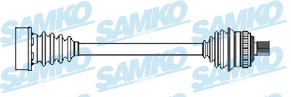 Samko DS52612 Вал привідний DS52612: Купити в Україні - Добра ціна на EXIST.UA!