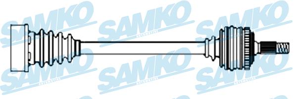Samko DS52619 Вал привідний DS52619: Купити в Україні - Добра ціна на EXIST.UA!