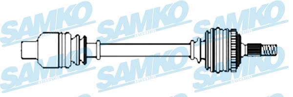 Samko DS52531 Вал привідний DS52531: Купити в Україні - Добра ціна на EXIST.UA!
