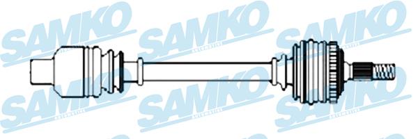 Samko DS52471 Вал привідний DS52471: Купити в Україні - Добра ціна на EXIST.UA!