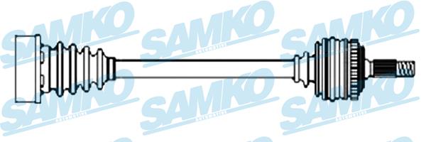 Samko DS13046 Вал привідний DS13046: Купити в Україні - Добра ціна на EXIST.UA!