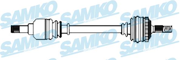 Samko DS52472 Вал привідний DS52472: Купити в Україні - Добра ціна на EXIST.UA!