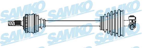 Samko DS52491 Вал привідний DS52491: Купити в Україні - Добра ціна на EXIST.UA!