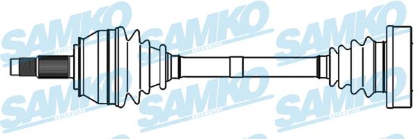 Samko DS13047 Вал привідний DS13047: Купити в Україні - Добра ціна на EXIST.UA!