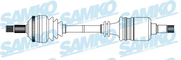 Samko DS16167 Вал привідний DS16167: Купити в Україні - Добра ціна на EXIST.UA!