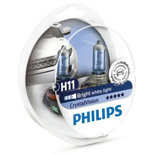 Philips 12362CVSM Лампа галогенна Philips Cristalvision 12В H11 55Вт 12362CVSM: Купити в Україні - Добра ціна на EXIST.UA!
