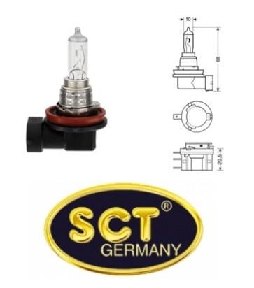 SCT 209555 Лампа галогенна 12В H16 19Вт 209555: Купити в Україні - Добра ціна на EXIST.UA!
