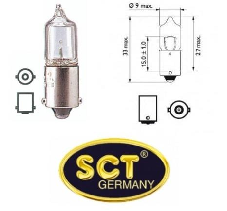 SCT 203119 Лампа розжарювання H5W 12V 5W 203119: Купити в Україні - Добра ціна на EXIST.UA!