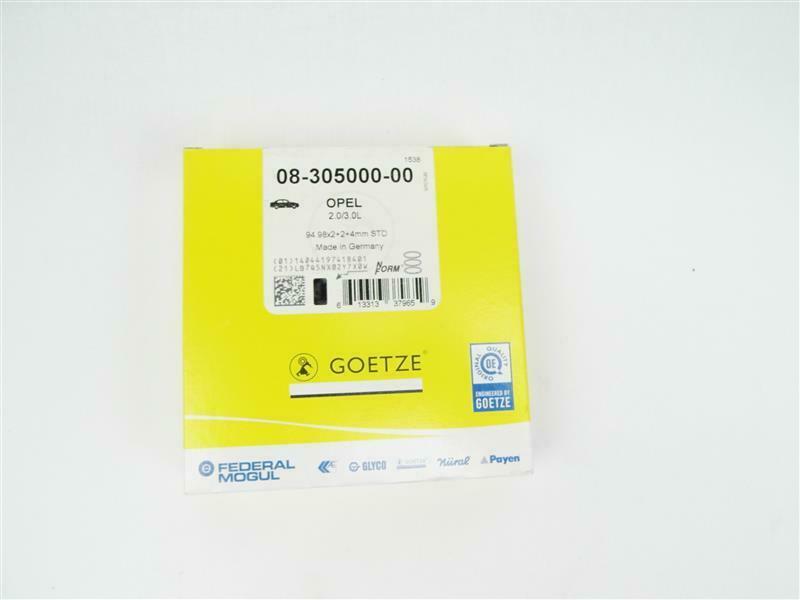 0830500000 Goetze Кольца поршневые на 1 цилиндр, комплект, стандарт