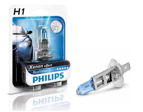 Philips 12258BVB1 Лампа галогенна Philips Bluevision 12В H1 55Вт 12258BVB1: Купити в Україні - Добра ціна на EXIST.UA!