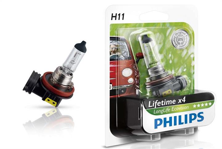 Philips Лампа галогенна Philips Longlife Ecovision 12В H11 55Вт – ціна 441 UAH