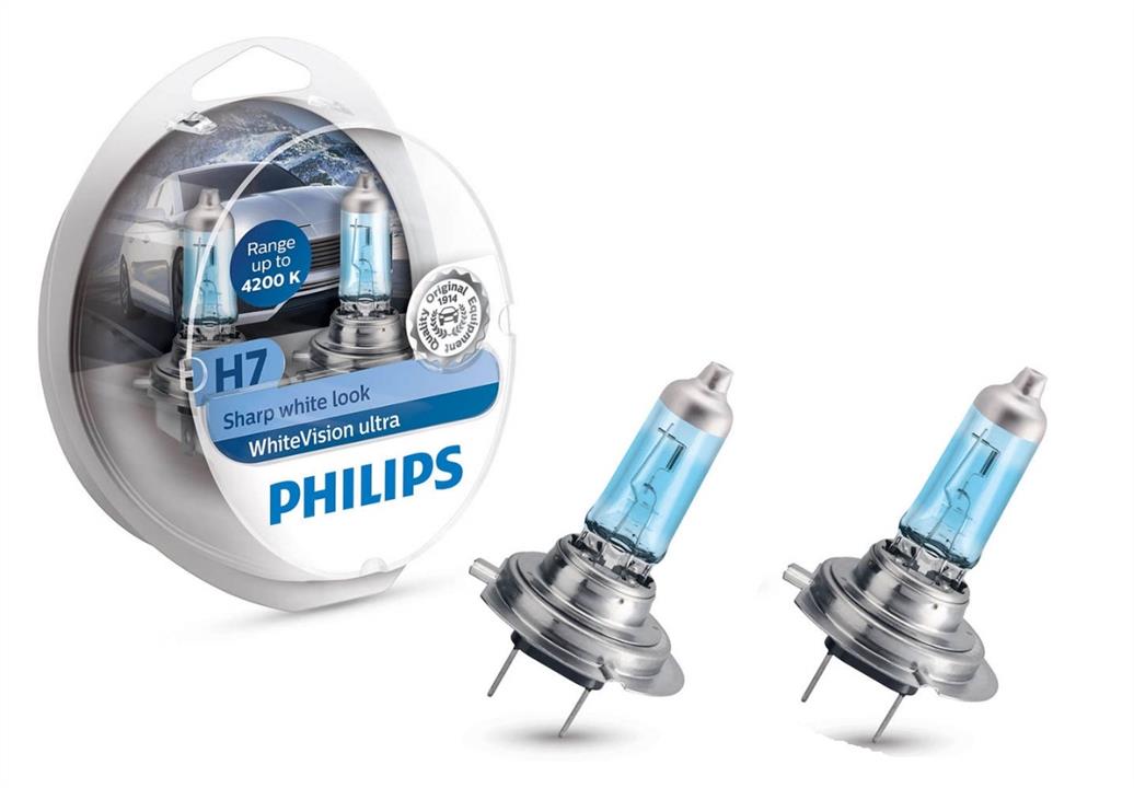 Philips Лампа галогенна Philips Whitevision Ultra 12В H7 55Вт – ціна 983 UAH