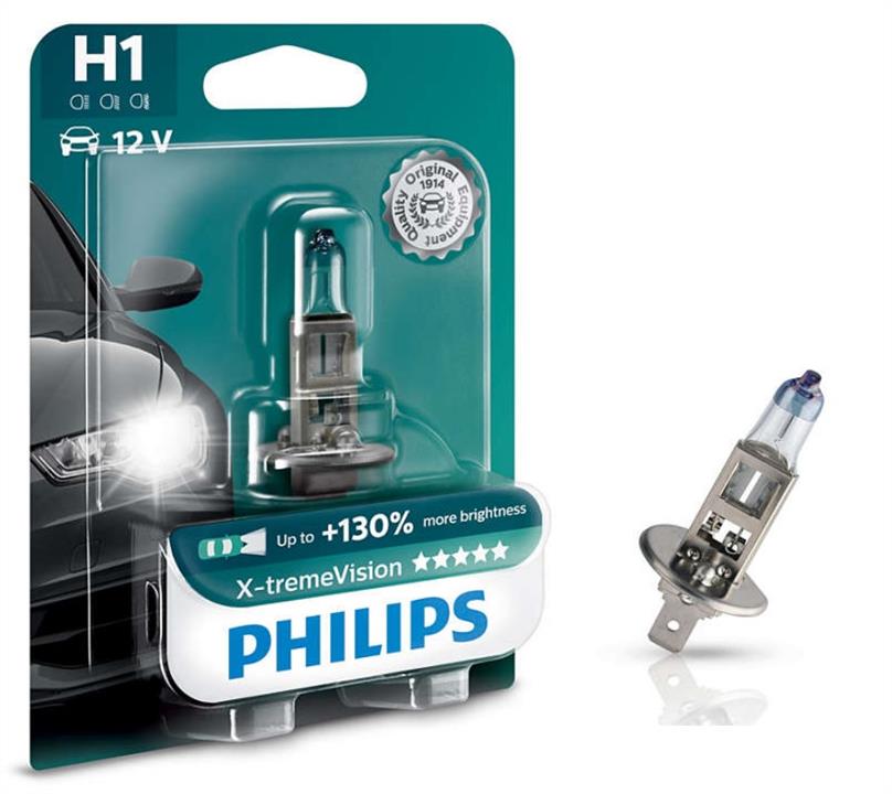 Philips 12258XV+B1 Лампа галогенна Philips X-Tremevision +130% 12В H1 55Вт +130% 12258XVB1: Купити в Україні - Добра ціна на EXIST.UA!