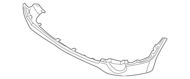865123J000 Hyundai/Kia Бампер передній