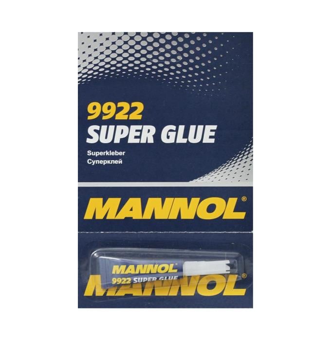 Mannol 9922 Клей MANNOL Super Glue, 3 г 9922: Купити в Україні - Добра ціна на EXIST.UA!