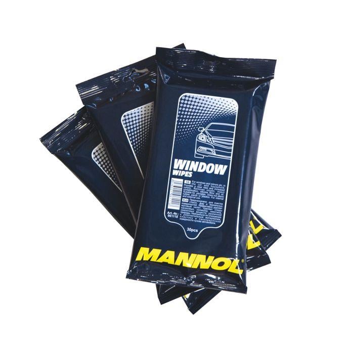 Mannol 9947 Серветки MANNOL Window Wipes, 30 шт 9947: Купити в Україні - Добра ціна на EXIST.UA!